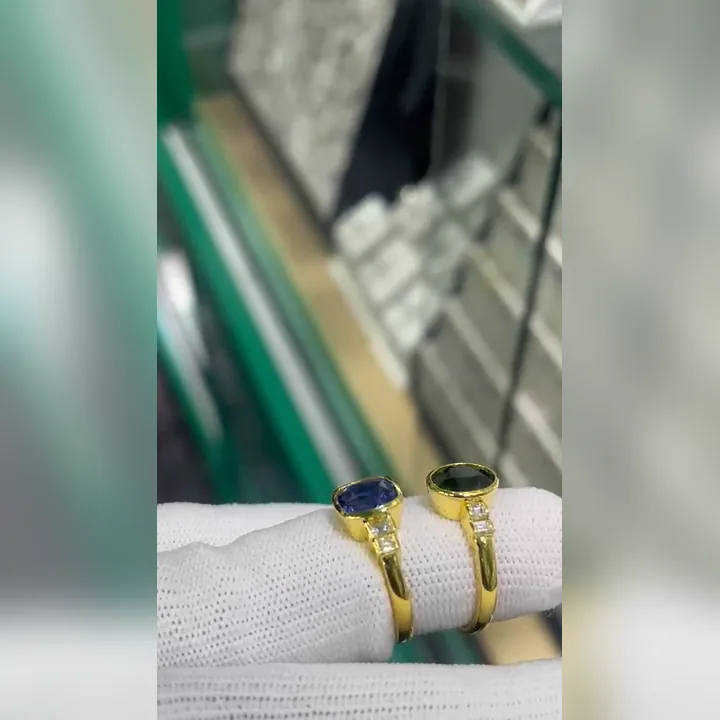 Sapphire Ring Pair
