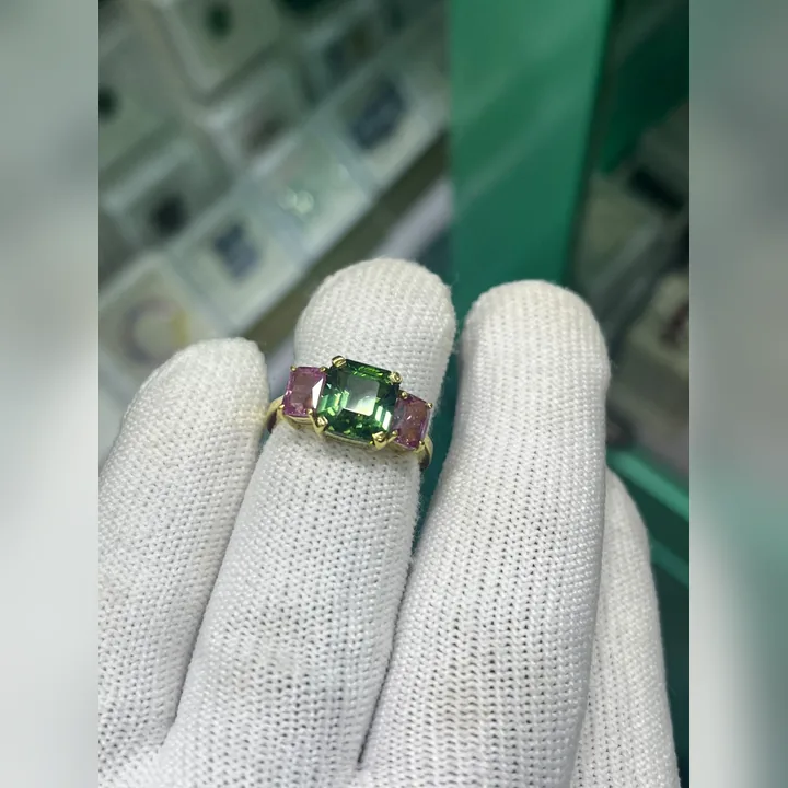 Green Gemstone Ring