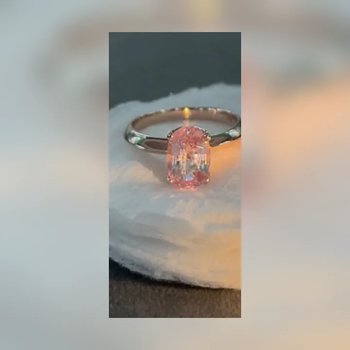 Pink Sapphire Ring
